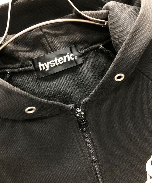 hysterics（ヒステリックス）hysterics (ヒステリックス) ジップパーカー ブラック サイズ:FREEの古着・服飾アイテム