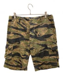BUZZ RICKSON'S（バズリクソンズ）の古着「ハーフパンツ GOLD TIGER SHORTS（ゴールド タイガー ショーツ）」｜カーキ