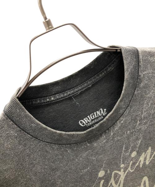 TENDERLOIN（テンダーロイン）TENDERLOIN (テンダーロイン) ACID（アシッド）Tシャツ グレー サイズ:LARGEの古着・服飾アイテム