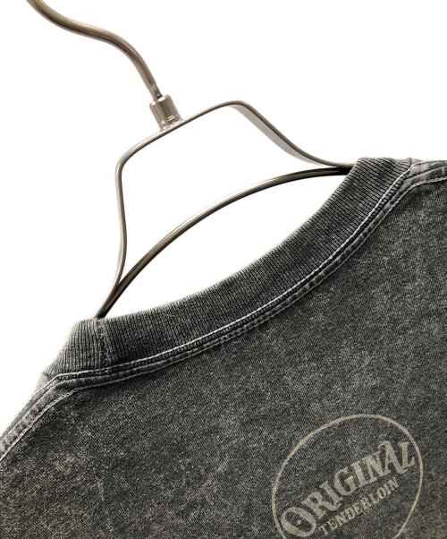 TENDERLOIN（テンダーロイン）TENDERLOIN (テンダーロイン) ACID（アシッド）Tシャツ グレー サイズ:LARGEの古着・服飾アイテム