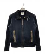 TAKEO KIKUCHIタケオキクチ）の古着「ドライバーズ ニット アーカイブ」｜ブラック