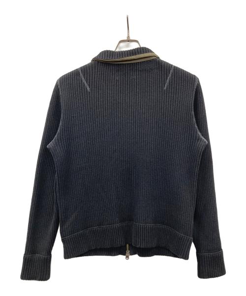 TAKEO KIKUCHI（タケオキクチ）TAKEO KIKUCHI (タケオキクチ) ドライバーズ ニット アーカイブ ブラック サイズ:3の古着・服飾アイテム