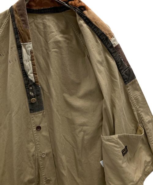 KAPITAL（キャピタル）KAPITAL (キャピタル) ガウンカーディガン kapital man beige jackets（キャピタル マン ベージュ ジャケット） オリーブ サイズ:3の古着・服飾アイテム