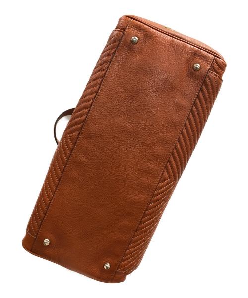 MaxMara（マックスマーラ）MaxMara (マックスマーラ) レザーハンドバッグ ブラウン サイズ:実寸サイズにてご確認下さい。の古着・服飾アイテム