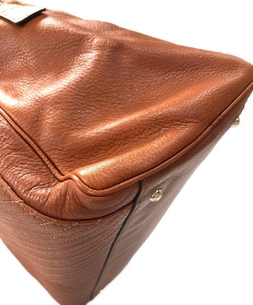 MaxMara（マックスマーラ）MaxMara (マックスマーラ) レザーハンドバッグ ブラウン サイズ:実寸サイズにてご確認下さい。の古着・服飾アイテム