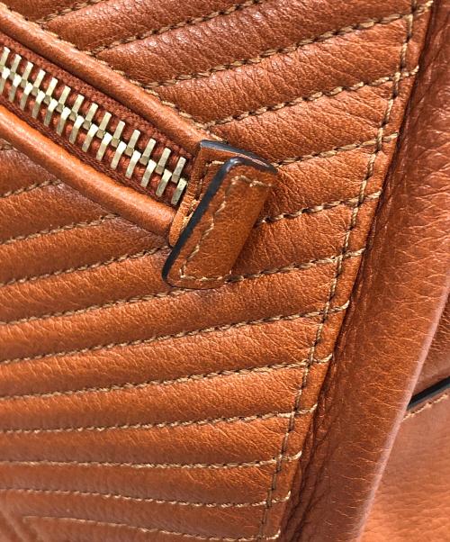 MaxMara（マックスマーラ）MaxMara (マックスマーラ) レザーハンドバッグ ブラウン サイズ:実寸サイズにてご確認下さい。の古着・服飾アイテム