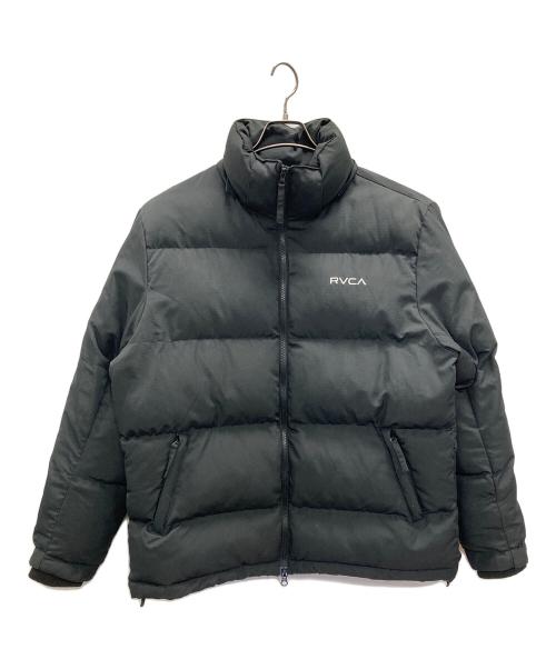 RVCA（ルーカ）RVCA (ルーカ) ダウンジャケット パファージャケット ブラック サイズ:Mの古着・服飾アイテム