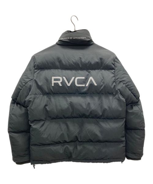 RVCA（ルーカ）RVCA (ルーカ) ダウンジャケット パファージャケット ブラック サイズ:Mの古着・服飾アイテム
