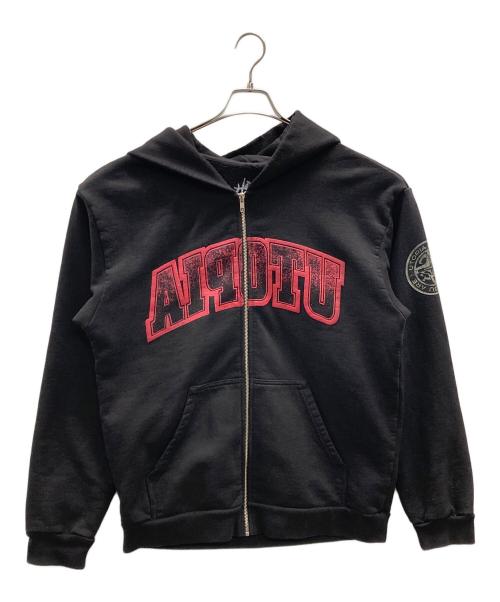 Travis Scott（トラヴィススコット）Travis Scott (トラヴィス・スコット) ジップパーカー ブラック サイズ:Lの古着・服飾アイテム