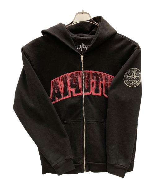 Travis Scott（トラヴィススコット）Travis Scott (トラヴィス・スコット) ジップパーカー ブラック サイズ:Lの古着・服飾アイテム