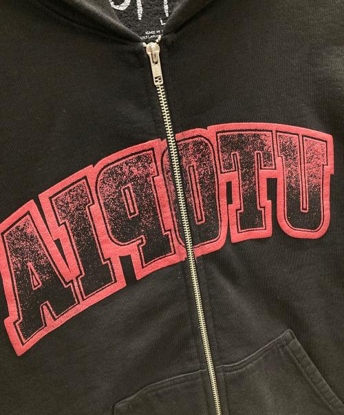 Travis Scott（トラヴィススコット）Travis Scott (トラヴィス・スコット) ジップパーカー ブラック サイズ:Lの古着・服飾アイテム