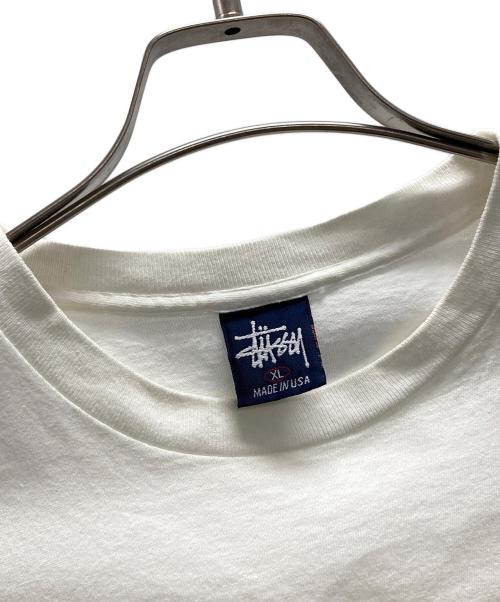 stussy（ステューシー）stussy (ステューシー) 半袖カットソー ホワイト サイズ:XLの古着・服飾アイテム