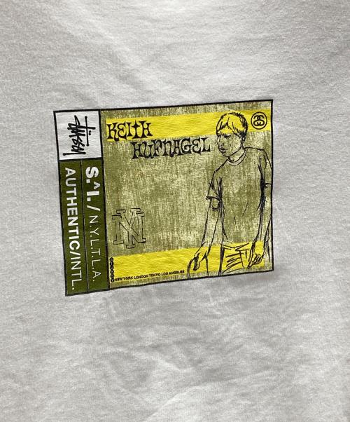 stussy（ステューシー）stussy (ステューシー) 半袖カットソー ホワイト サイズ:XLの古着・服飾アイテム