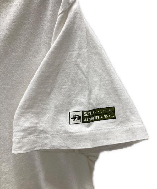 stussy（ステューシー）stussy (ステューシー) 半袖カットソー ホワイト サイズ:XLの古着・服飾アイテム