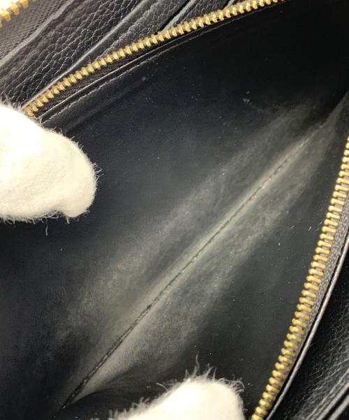 LOUIS VUITTON（ルイ ヴィトン）LOUIS VUITTON (ルイ ヴィトン) 長財布 ジッピー ウォレット モノグラム・アンプラント  ベージュ×ブラック サイズ:実寸サイズにてご確認ください。の古着・服飾アイテム