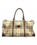 BURBERRYバーバリー）の古着「ボストンバッグ シャドーホース」｜キャメル