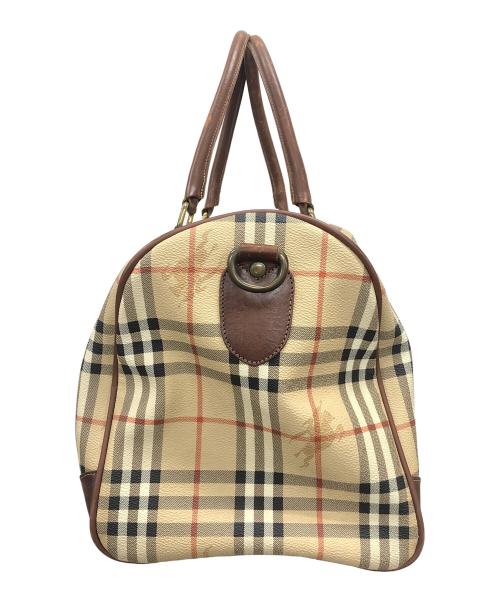 BURBERRY（バーバリー）BURBERRY (バーバリー) ボストンバッグ シャドーホース キャメル サイズ:実寸サイズにてご確認下さい。の古着・服飾アイテム