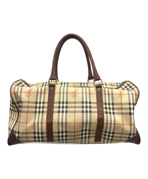 BURBERRY（バーバリー）BURBERRY (バーバリー) ボストンバッグ シャドーホース キャメル サイズ:実寸サイズにてご確認下さい。の古着・服飾アイテム