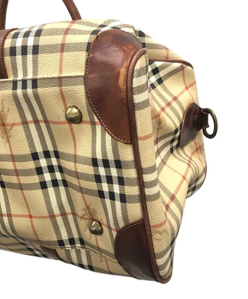 BURBERRY（バーバリー）BURBERRY (バーバリー) ボストンバッグ シャドーホース キャメル サイズ:実寸サイズにてご確認下さい。の古着・服飾アイテム