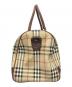 BURBERRY (バーバリー) ボストンバッグ シャドーホース キャメル サイズ:実寸サイズにてご確認下さい。：13000円