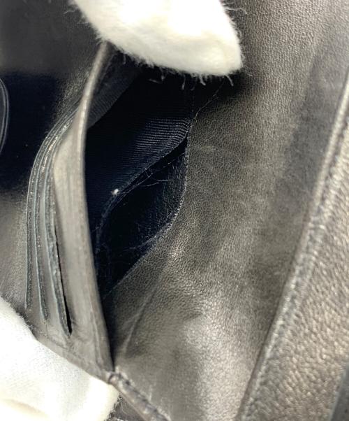 CHANEL（シャネル）CHANEL (シャネル) Wホック財布 ブラック サイズ:実寸サイズにてご確認ください。の古着・服飾アイテム