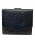 CHANEL（シャネル）の古着「Wホック財布」｜ブラック