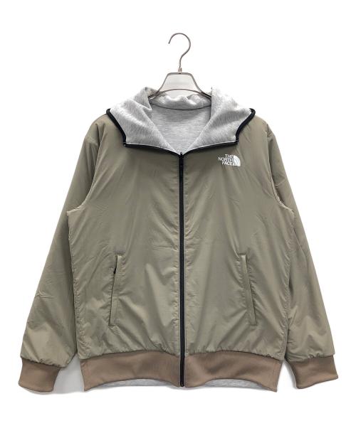 THE NORTH FACE（ザ ノース フェイス）THE NORTH FACE (ザ ノース フェイス) ジップパーカー Reversible TECH Air Hoodie(リバーシブルテックエアフーディ) ライトグレー サイズ:XLの古着・服飾アイテム
