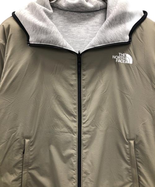 THE NORTH FACE（ザ ノース フェイス）THE NORTH FACE (ザ ノース フェイス) ジップパーカー Reversible TECH Air Hoodie(リバーシブルテックエアフーディ) ライトグレー サイズ:XLの古着・服飾アイテム