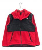 THE NORTH FACEザ ノース フェイス）の古着「フリースジャケット」｜レッド×ブラック