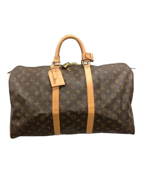LOUIS VUITTON（ルイ ヴィトン）LOUIS VUITTON (ルイ ヴィトン) トラベルバッグ モノグラム キーポル50 ブラウン サイズ:50の古着・服飾アイテム