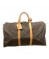 LOUIS VUITTON（ルイ ヴィトン）の古着「トラベルバッグ モノグラム キーポル50」｜ブラウン