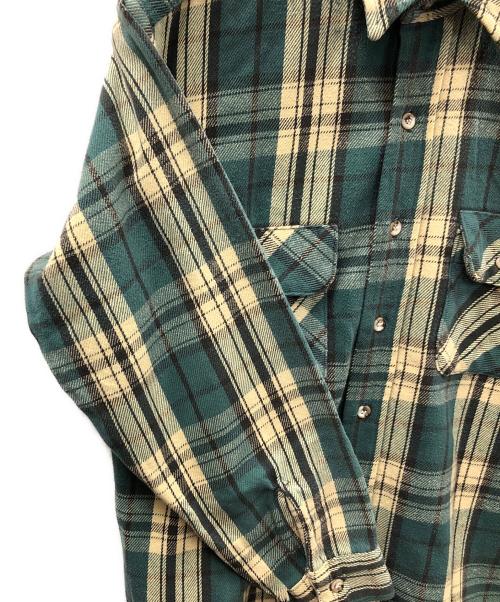 LEVI'S（リーバイス）LEVI'S (リーバイス) ヘビーネルシャツ ALASKA(アラスカ) グリーン サイズ:Mの古着・服飾アイテム