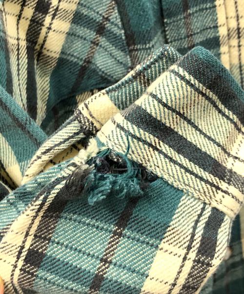 LEVI'S（リーバイス）LEVI'S (リーバイス) ヘビーネルシャツ ALASKA(アラスカ) グリーン サイズ:Mの古着・服飾アイテム