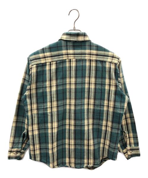 LEVI'S（リーバイス）LEVI'S (リーバイス) ヘビーネルシャツ ALASKA(アラスカ) グリーン サイズ:Mの古着・服飾アイテム
