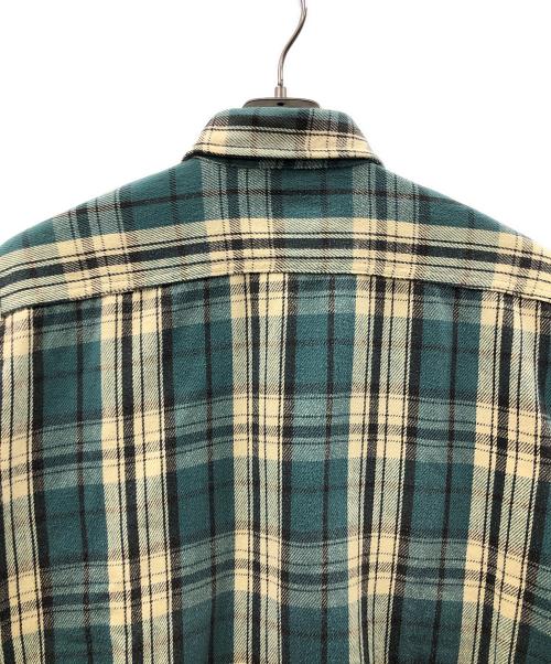 LEVI'S（リーバイス）LEVI'S (リーバイス) ヘビーネルシャツ ALASKA(アラスカ) グリーン サイズ:Mの古着・服飾アイテム