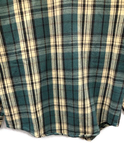 LEVI'S（リーバイス）LEVI'S (リーバイス) ヘビーネルシャツ ALASKA(アラスカ) グリーン サイズ:Mの古着・服飾アイテム