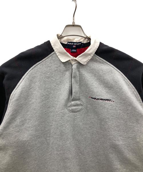 POLO SPORT（ポロスポーツ）POLO SPORT (ポロスポーツ) スウェット グレー×ブラック サイズ:XLの古着・服飾アイテム