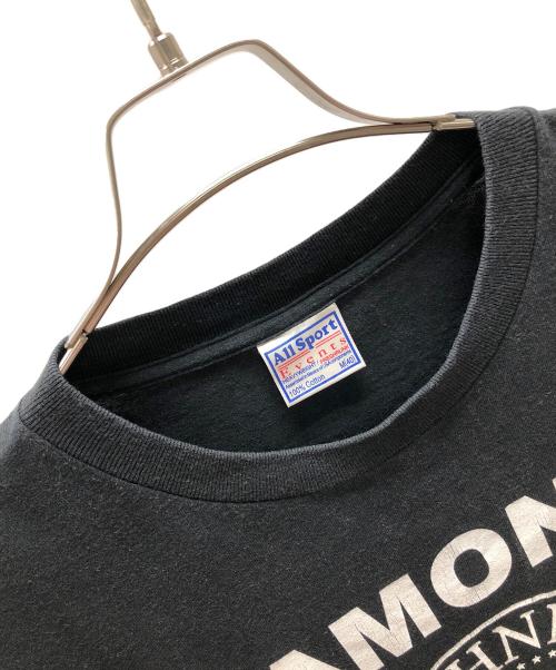 ALL SPORT（オールスポーツ）ALL SPORT (オールスポーツ) バンドTシャツ RAMONES（ラモーンズ） ブラック サイズ:M(40)の古着・服飾アイテム