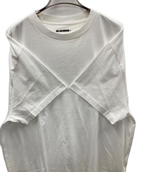 JIL SANDER+（ジルサンダープラス）JIL SANDER+ (ジルサンダープラス) 半袖クルーネックTシャツ ホワイト サイズ:XXLの古着・服飾アイテム
