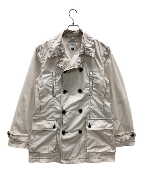 ARMANI COLLEZIONI（アルマーニ コレツィオーニ）ARMANI COLLEZIONI (アルマーニ コレツィオーニ) ナイロンコート ホワイト サイズ:50の古着・服飾アイテム