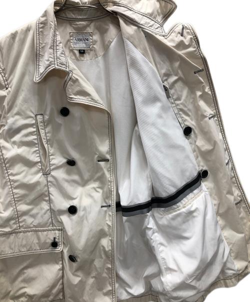 ARMANI COLLEZIONI（アルマーニ コレツィオーニ）ARMANI COLLEZIONI (アルマーニ コレツィオーニ) ナイロンコート ホワイト サイズ:50の古着・服飾アイテム