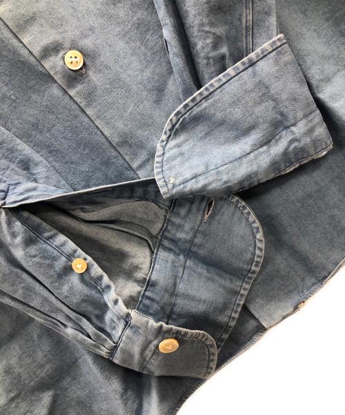 LUIGI BORRELLI NAPOLI（ルイジ ボレッリ ナポリ）LUIGI BORRELLI NAPOLI (ルイジ ボレッリ ナポリ) デニムシャツ ブルー サイズ:S 未使用品の古着・服飾アイテム