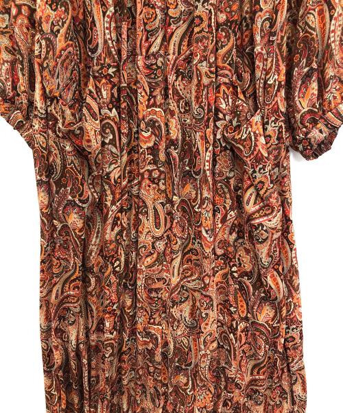 Bouquet de L'UNE（ブケ ドゥ リュンヌ）Bouquet de L'UNE (ブケ ドゥ リュンヌ) 長袖ワンピース ブラウン サイズ:Fの古着・服飾アイテム