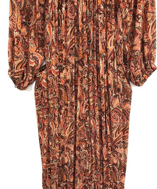 Bouquet de L'UNE（ブケ ドゥ リュンヌ）Bouquet de L'UNE (ブケ ドゥ リュンヌ) 長袖ワンピース ブラウン サイズ:Fの古着・服飾アイテム