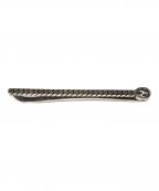 GUCCIグッチ）の古着「タイピン インターロッキング」｜シルバーカラー