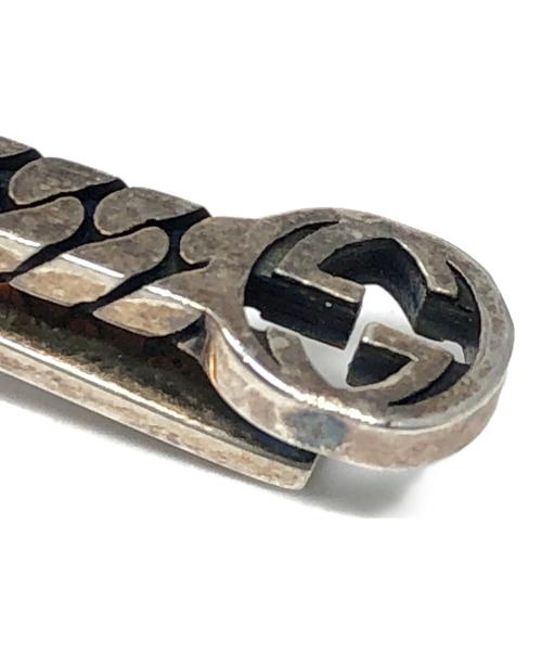 GUCCI（グッチ）GUCCI (グッチ) タイピン インターロッキング シルバーカラー サイズ:実寸サイズにてご確認下さい。の古着・服飾アイテム