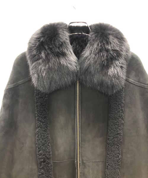 DAMA collection（ダーマコレクション）DAMA collection (ダーマコレクション) ムートンファーコート ブラック サイズ:1の古着・服飾アイテム