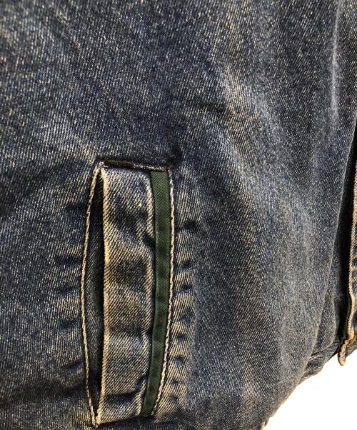 Eagles Ridge Outfitters（イーグルス リッジ アウトフィッターズ）Eagles Ridge Outfitters (イーグルス リッジ アウトフィッターズ) デニムスタジャン ブルー×グリーン サイズ:XL/EGの古着・服飾アイテム