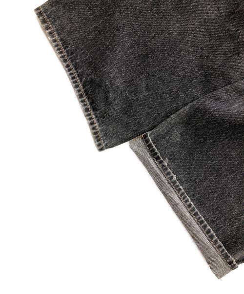 DIESEL（ディーゼル）DIESEL (ディーゼル) D-RISE（ディー-ライズ）ダメージ加工ワイドデニムパンツ グレー サイズ:W28 L30の古着・服飾アイテム