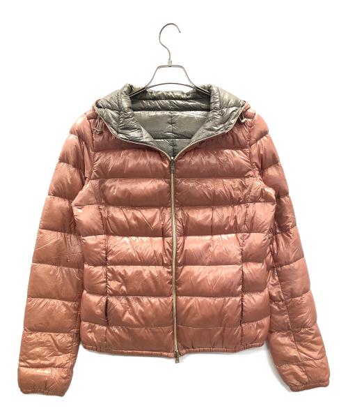 HERNO（ヘルノ）HERNO (ヘルノ) リバーシブルダウンジャケット ベージュ×グレー サイズ:44の古着・服飾アイテム